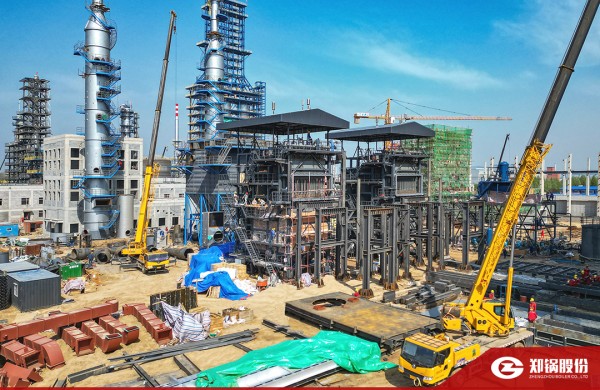 直击一线！威廉希尔williamhill针状焦余热锅炉项目建设周全提速