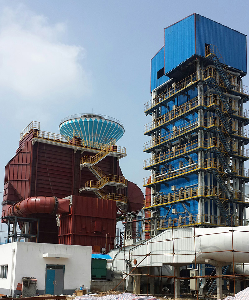 威廉希尔williamhill25吨/小时碳素回转窑余热锅炉项目图片