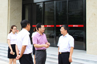 河南省商务厅副厅长张雷明莅临威廉希尔williamhill调研 -1