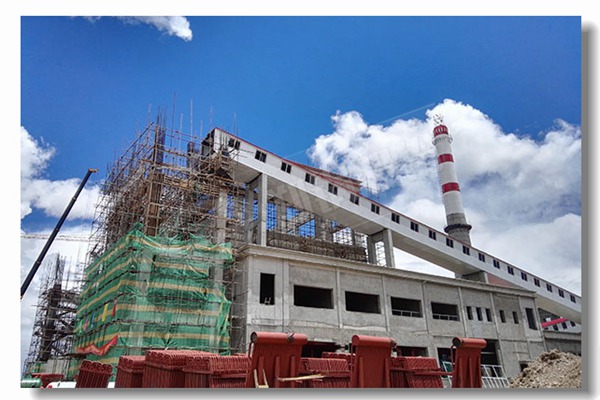 拥有自然气或燃油的蒸汽锅炉